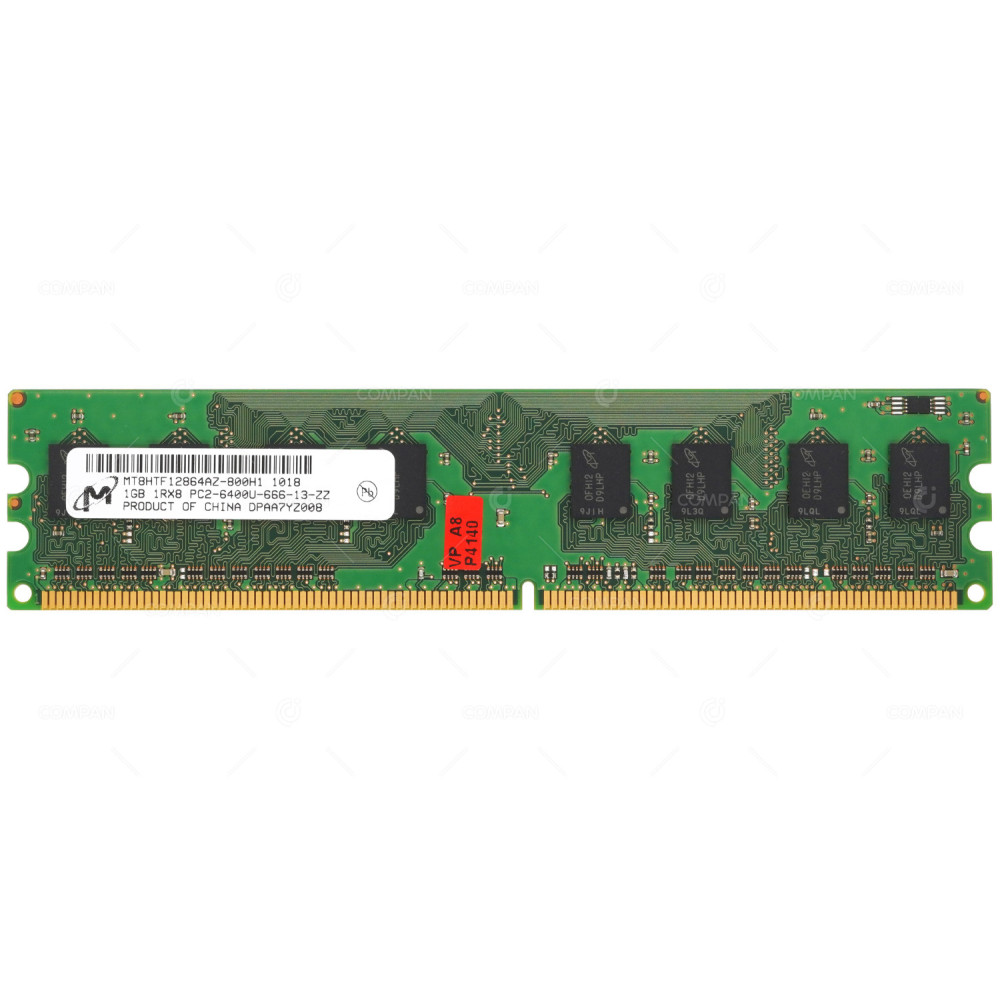 MT8HTF12864AZ-800H1 MICRON 1GB 1RX8 PC2-6400U DDR2 800MHZ MEMORY -
